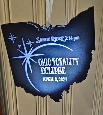 Sandy Ridge Lighted Eclipse Ornament