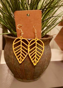 Willow Leaf Earrings