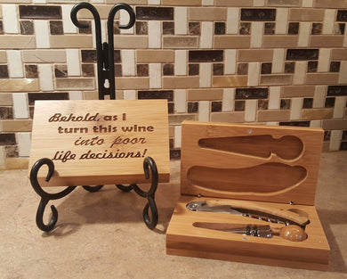 Behold, Poor Life Decisions Wine Tool Set