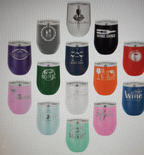 Load image into Gallery viewer, Blessed Momma 12 oz. Stemless Wine Tumbler