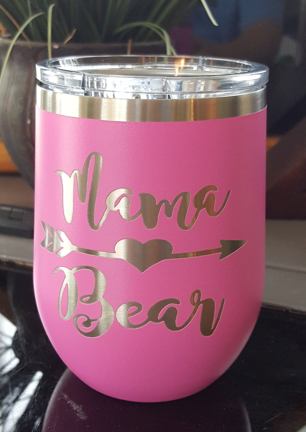 Mama Bear Stemless Wine Tumbler
