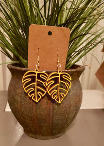 Wren Leaf Earrings