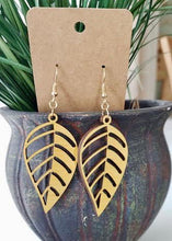 Load image into Gallery viewer, Autumn Leaf Earrings