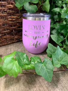 Blessed Momma 12 oz. Stemless Wine Tumbler