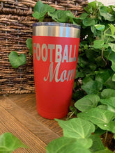 Load image into Gallery viewer, Football Mom Tumbler