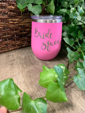 Bride Squad Stemless Wine Tumbler