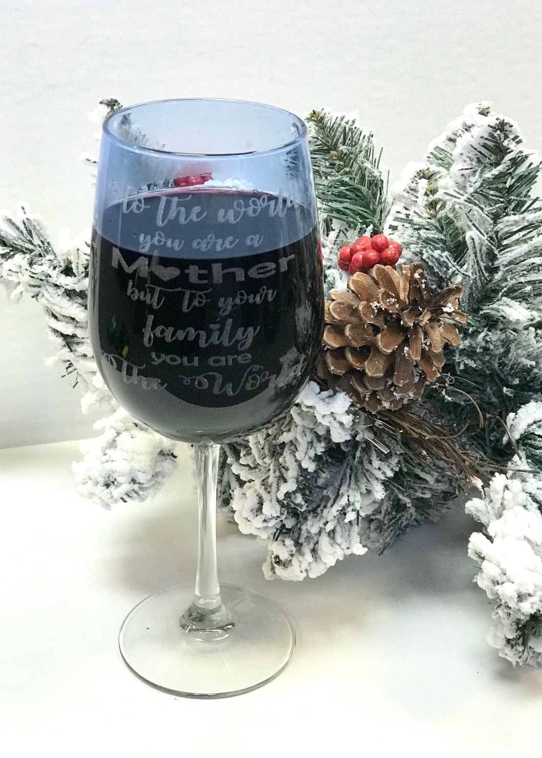 Motherhood Wine Glass