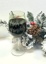 Load image into Gallery viewer, Drink Up Grinches Wine Glass