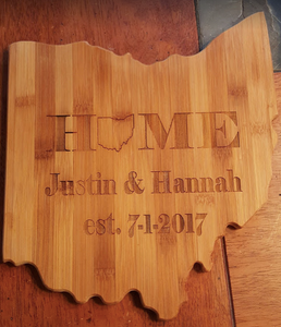 Ohio Cutting Board