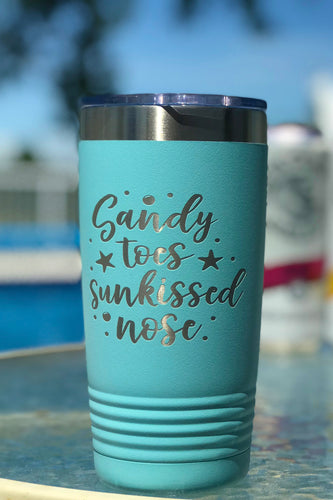 Sandy Toes, Sunkissed Nose Tumbler