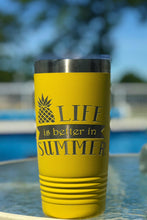 Load image into Gallery viewer, Life Is Better in Summer Tumbler